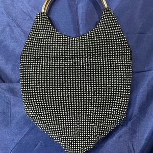 Bella Collection Black Rhinestone Studded Women's Bag